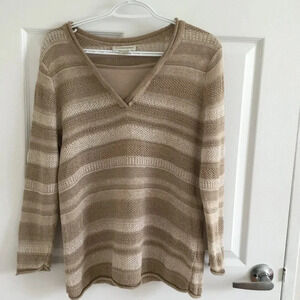 Christopher and Banks knitted  sweater Sz M